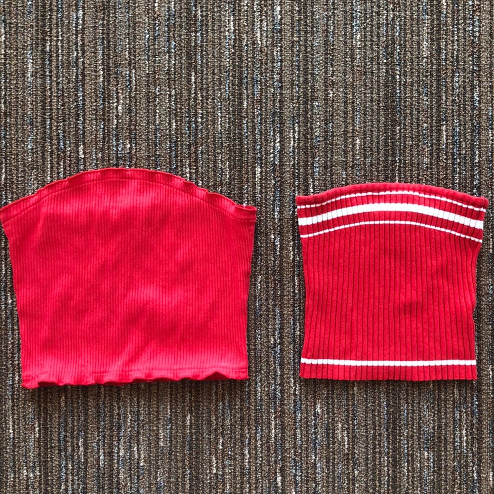 Set of 2 tube tops